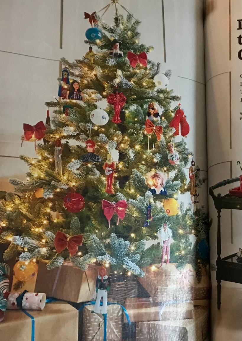 IdeaTatyart velvet bows on the Christmas tree – Grazia UK December 2021
