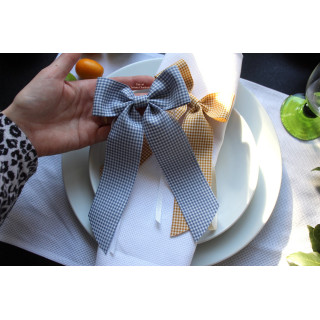 Easter napkin ring bow