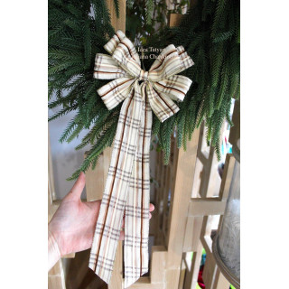 Christmas tree velvet bow