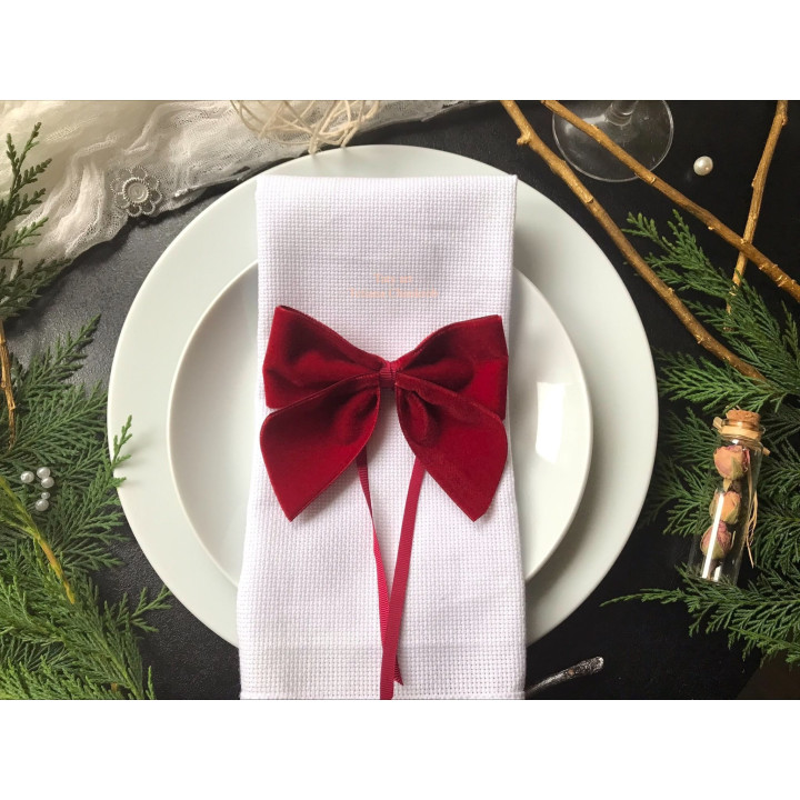 French velvet bow