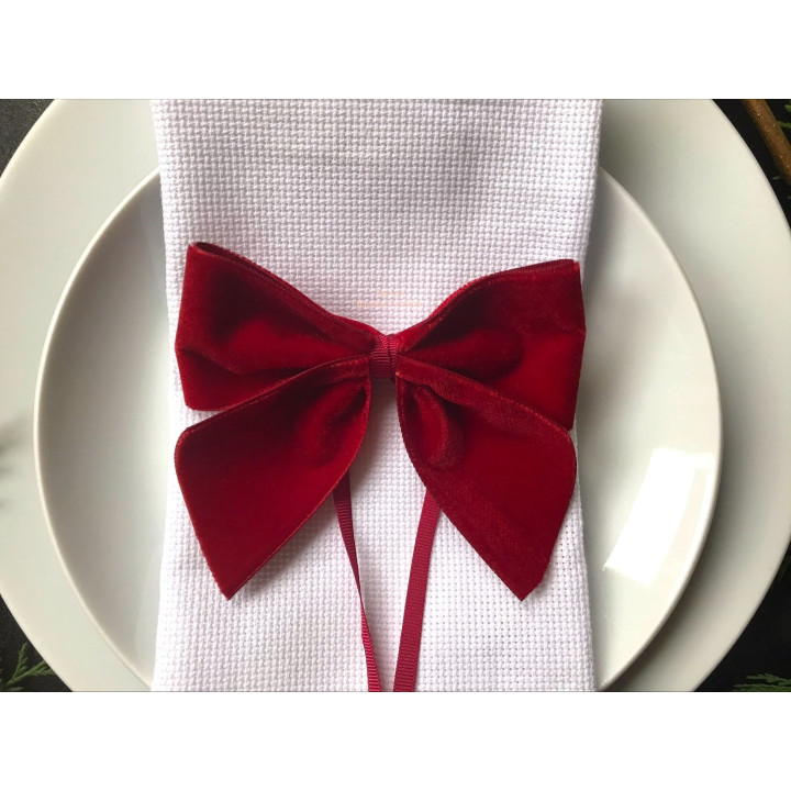 French velvet bow
