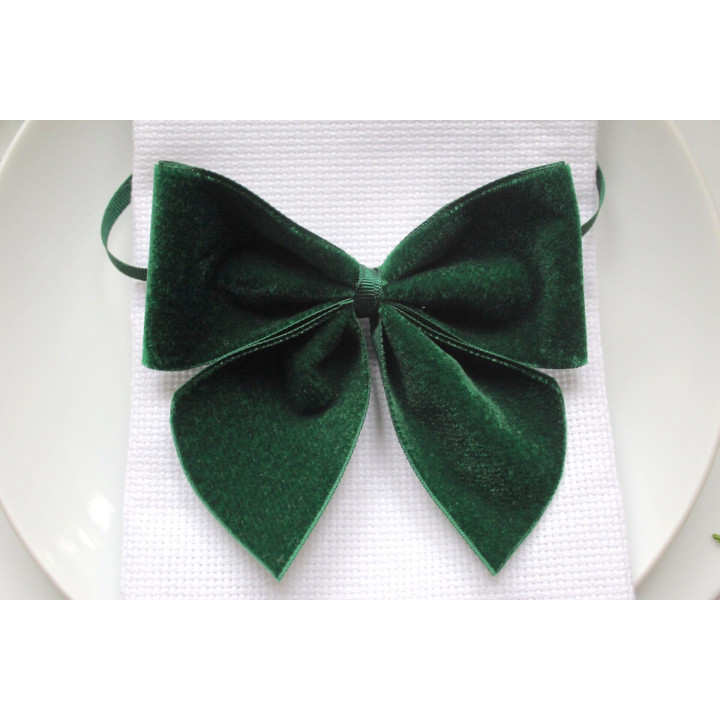 French velvet bow
