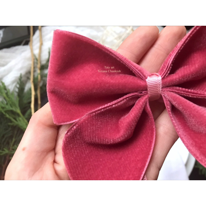 French velvet bow