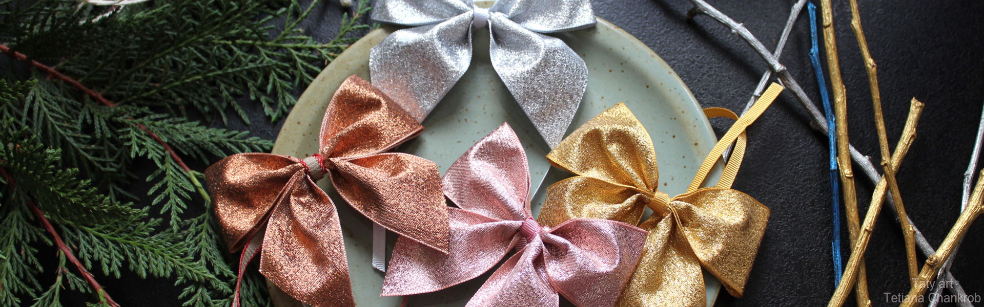 noeud en lamé anglaise